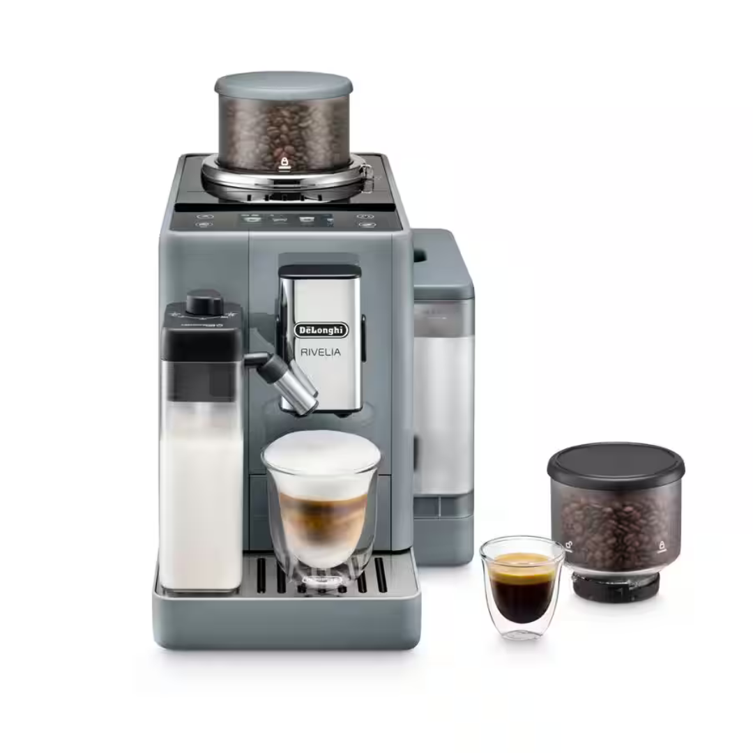Delonghi Rivelia Pebble Grey Coffee Machine - EXAM440.55.G