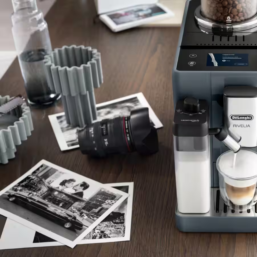 Delonghi Rivelia Pebble Grey Coffee Machine - EXAM440.55.G