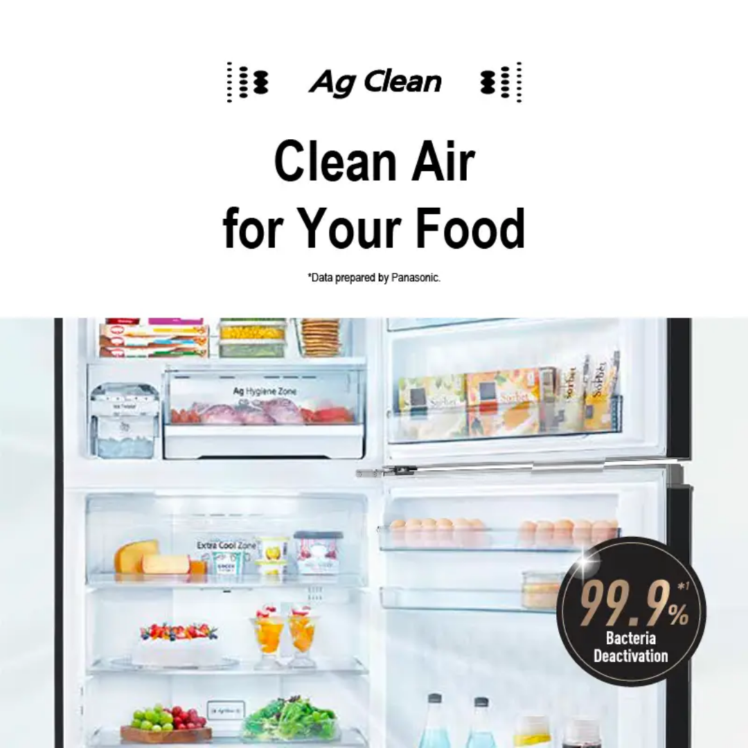 Panasonic NR-TZ601 610L Inverter 2-Door Top Freezer Refrigerator NR-TZ601BPKM