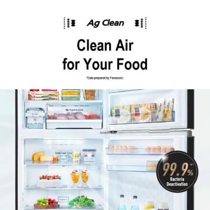 Panasonic NR-TZ601 610L Inverter 2-Door Top Freezer Refrigerator NR-TZ601BPKM