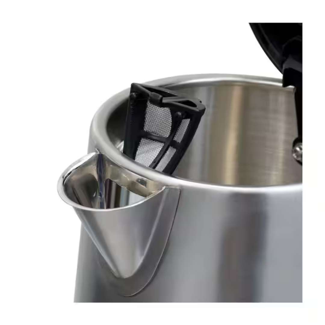 Kenwood Atom Kettle JKM076 Brushed stainless steel with black trim