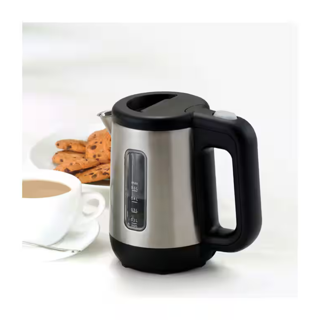 Kenwood Atom Kettle JKM076 Brushed stainless steel with black trim