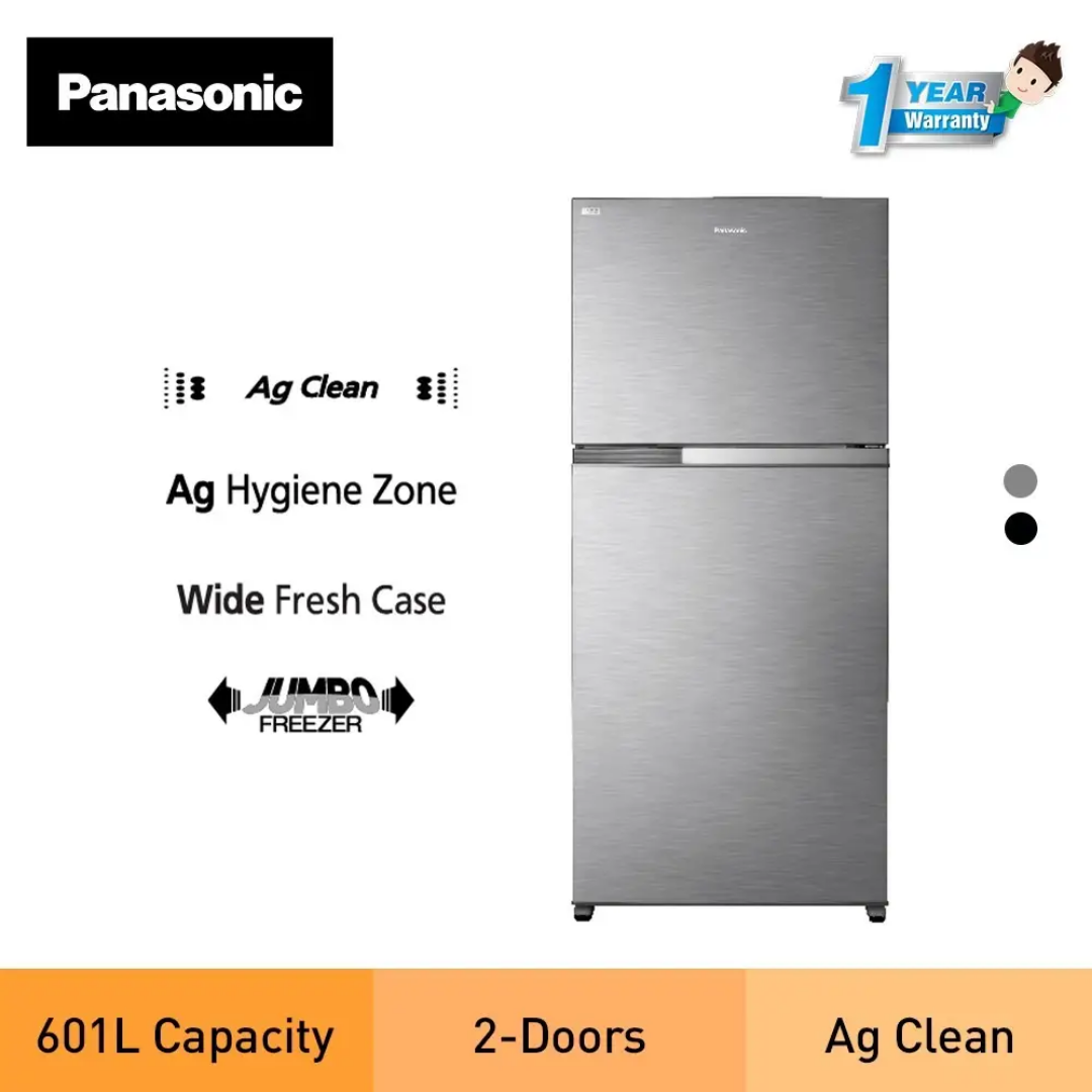 Panasonic NR-TZ601 610L Inverter 2-Door Top Freezer Refrigerator NR-TZ601BPSM