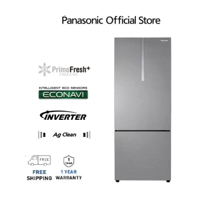 Panasonic NR-BX471CPS 2-door Bottom Freezer Refrigerator Steel Door Series NR-BX471CPSM