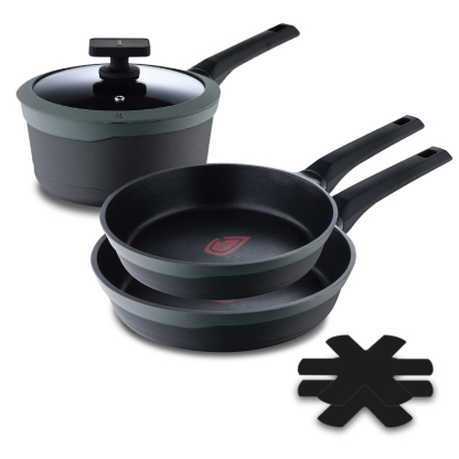 MasterPRO cast aluminium cookware set 4 pieces - Gastro Reeco - BGKIT-0107