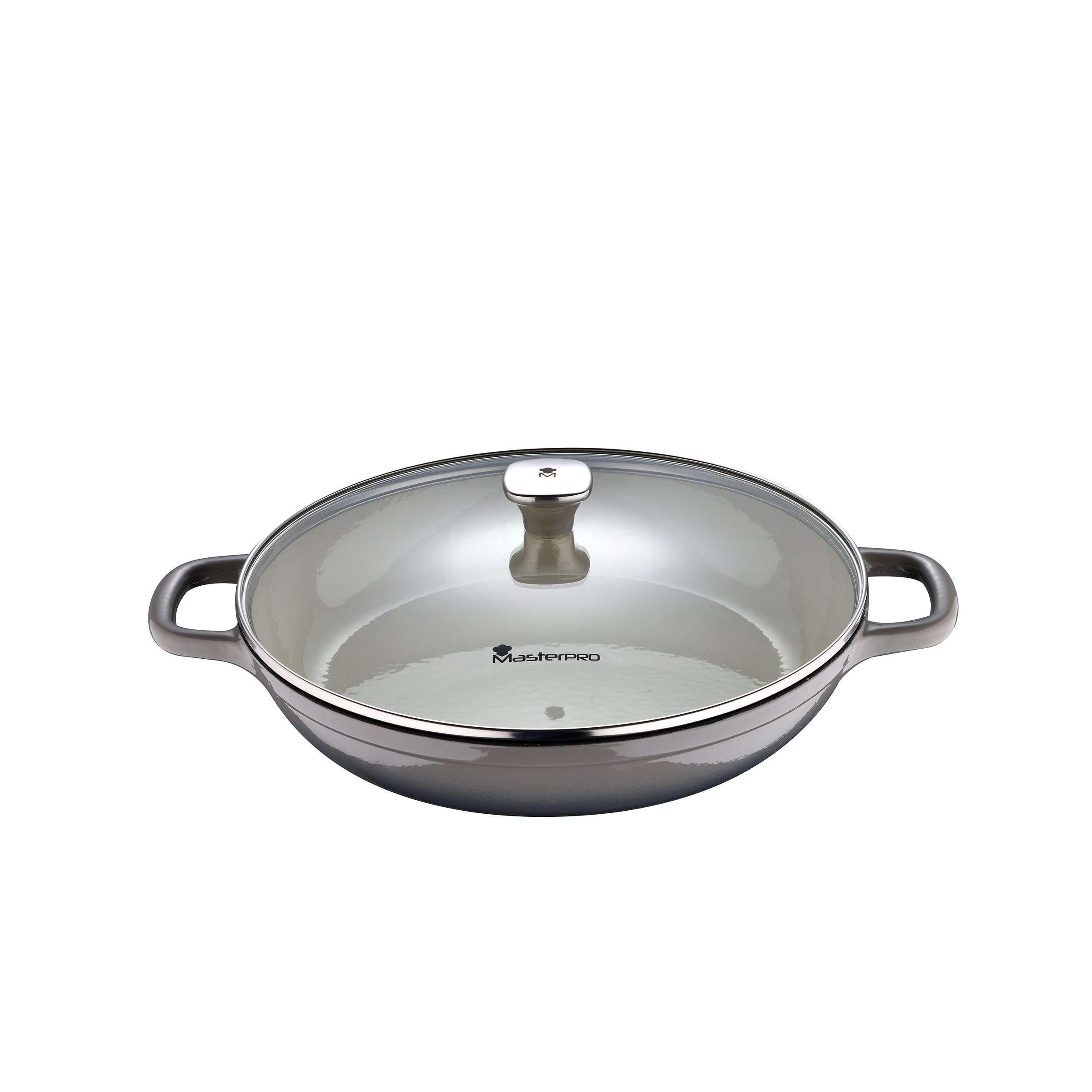 MasterPRO Low Casserole with Lid Cast Iron 30.5 cm - Unique - BGMP-3832