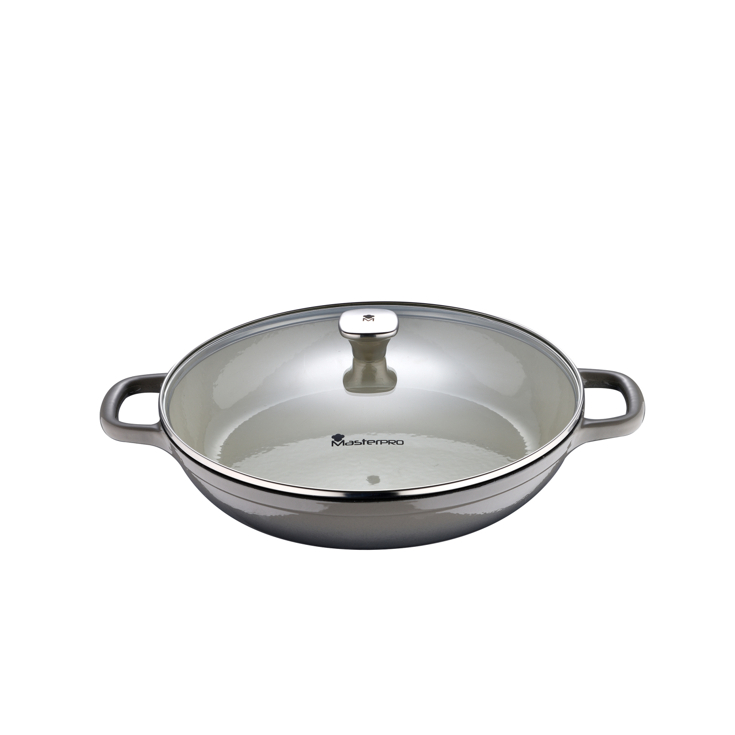 MasterPRO Low Casserole with Lid Cast Iron 30.5 cm - Unique - BGMP-3832