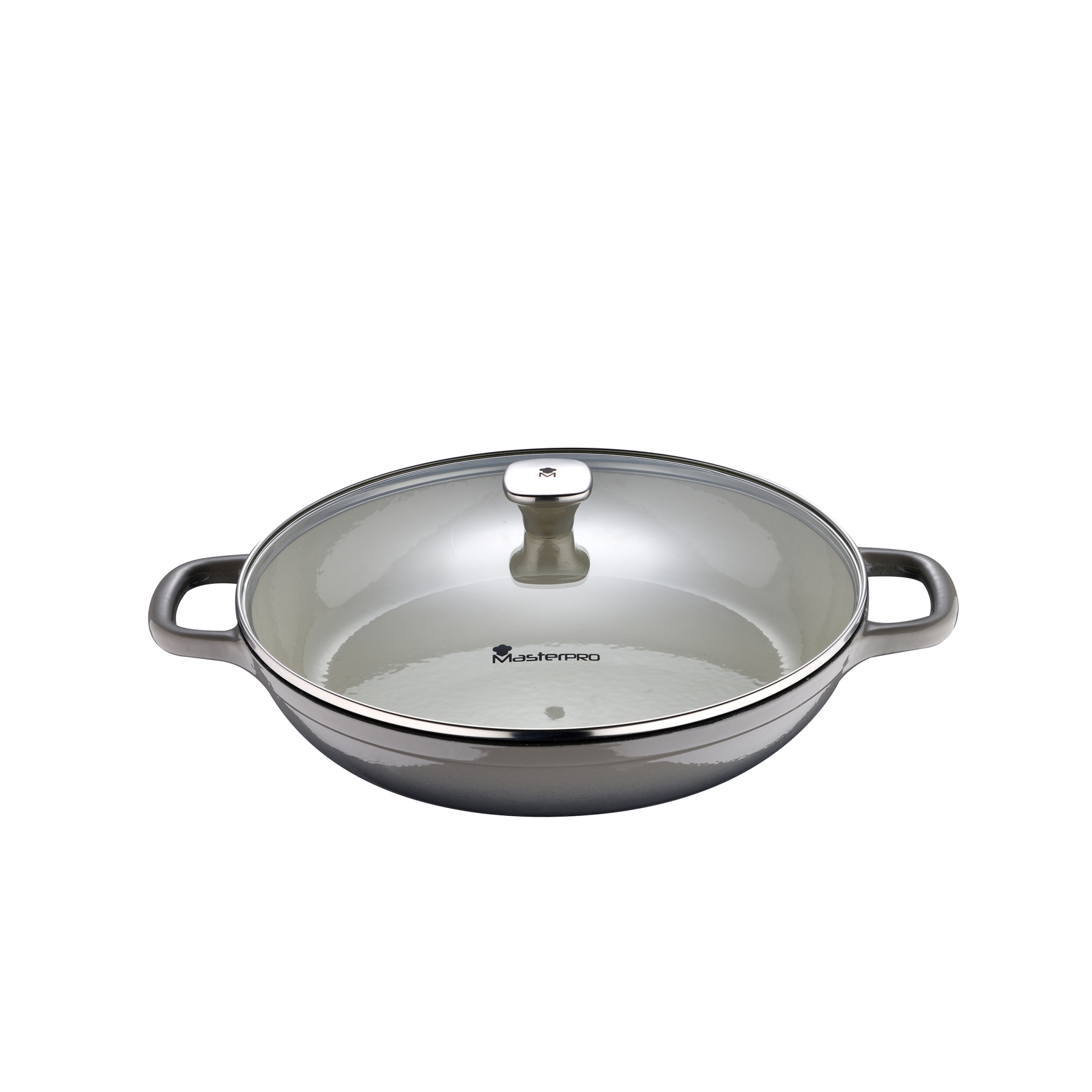 MasterPRO Low Casserole with Lid Cast Iron 30.5 cm - Unique - BGMP-3832