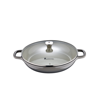 MasterPRO Low Casserole with Lid Cast Iron 30.5 cm - Unique - BGMP-3832