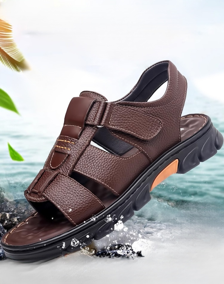 รองเท้าแตะรัดส้นผู้ชายกันลื่น