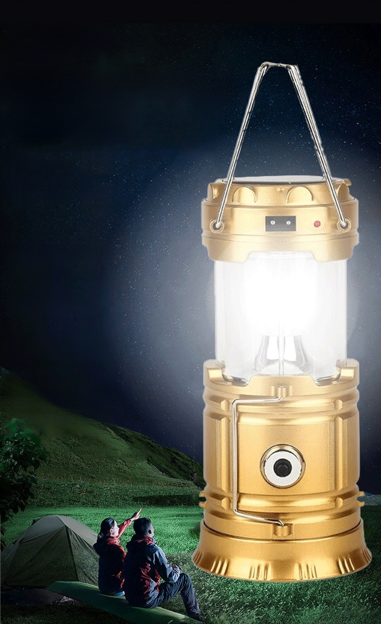 โคมไฟพลังงานแสงอาทิตย์มัลติฟังก์ชั่นกันน้ำ