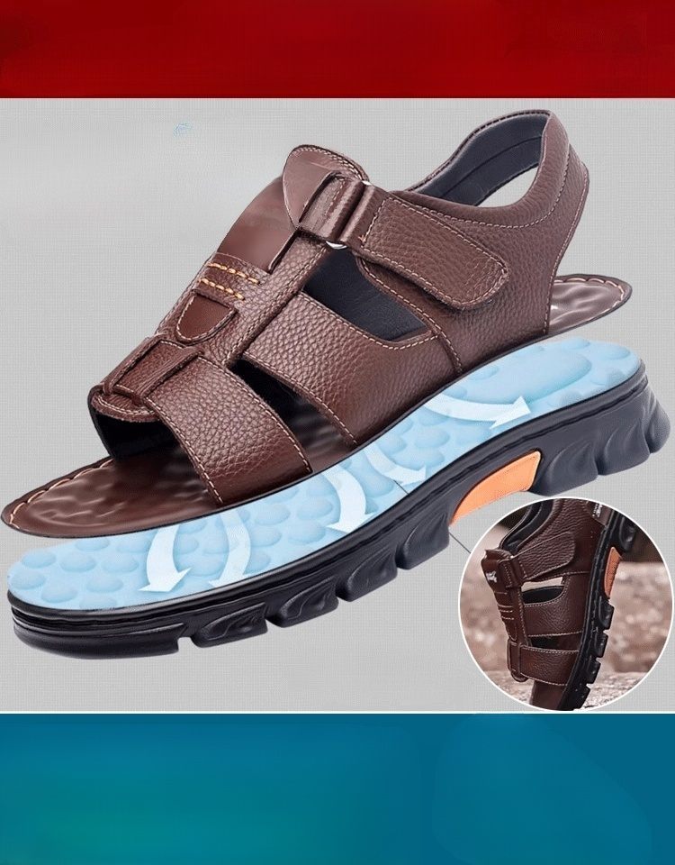 รองเท้าแตะรัดส้นผู้ชายกันลื่น