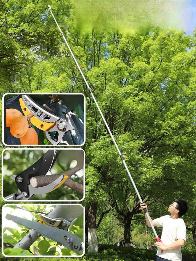 กรรไกรตัดผลไม้ที่สูงแบบยืดหดได้