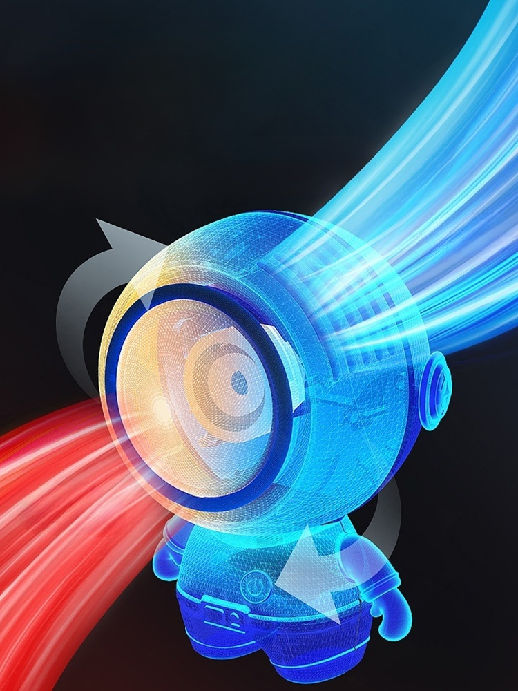 พัดลมอวกาศขนาดเล็ก