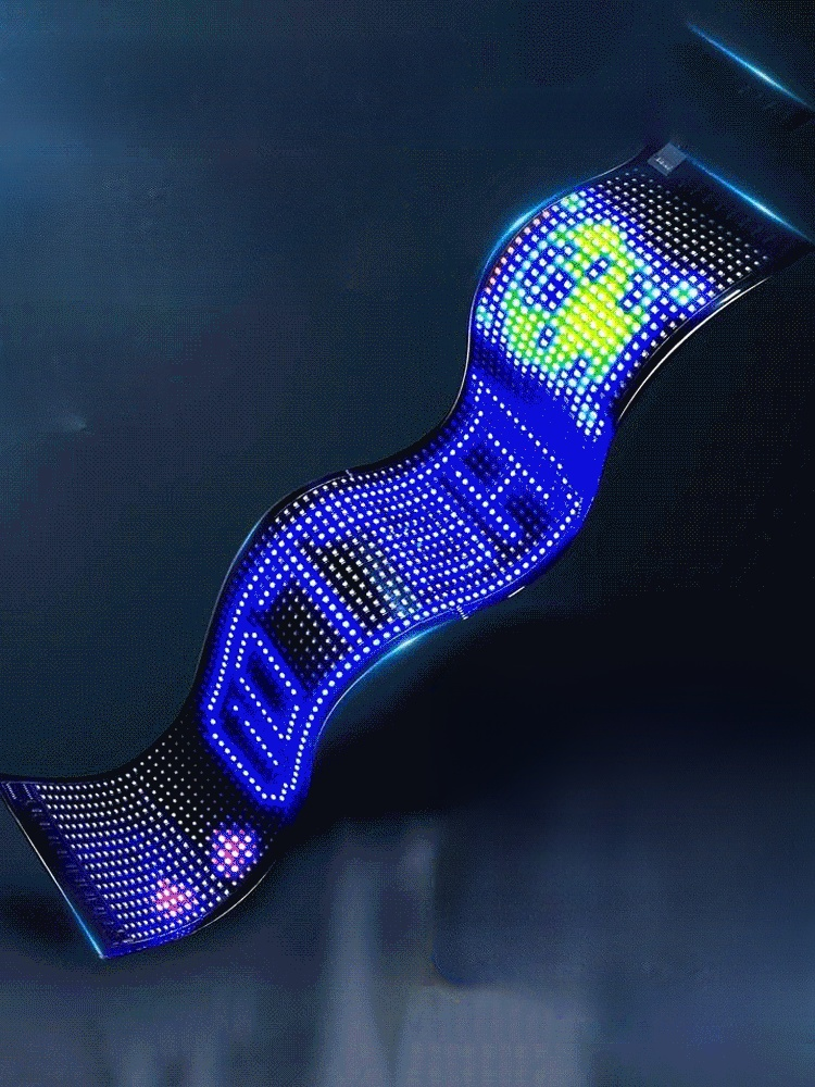 หน้าจอ LED แบบนุ่มในรถยนต์บางเฉียบ มีความเหนียวดี บางเฉียบ