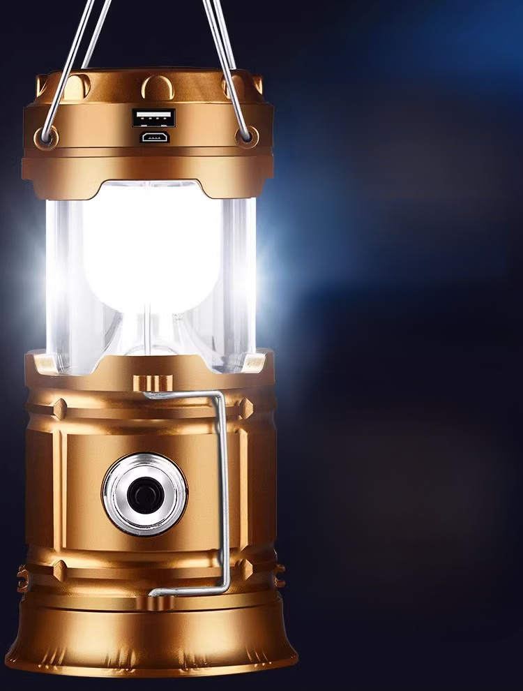 โคมไฟพลังงานแสงอาทิตย์มัลติฟังก์ชั่นกันน้ำ