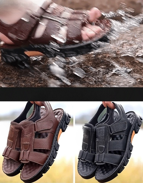 รองเท้าแตะรัดส้นผู้ชายกันลื่น