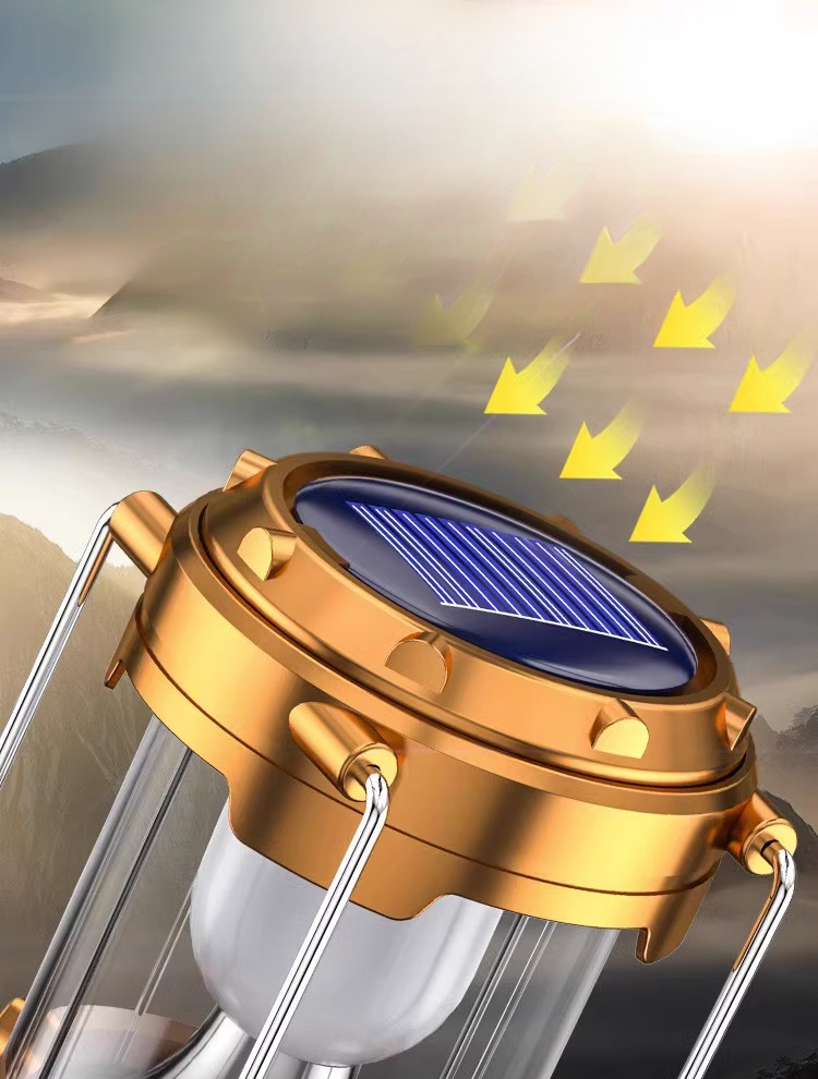 โคมไฟพลังงานแสงอาทิตย์มัลติฟังก์ชั่นกันน้ำ