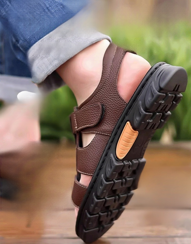 รองเท้าแตะรัดส้นผู้ชายกันลื่น