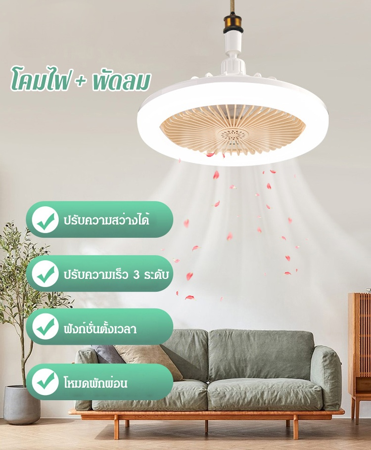🌟 ไอเท็มที่ต้องมีในห้องนอน! พัดลมพร้อมไฟและฟังก์ชั่นอโรมาเธอราพีแบบมัลติฟังก์ชั่น อุปกรณ์เดียวใช้ได้หลายอย่าง 🌟