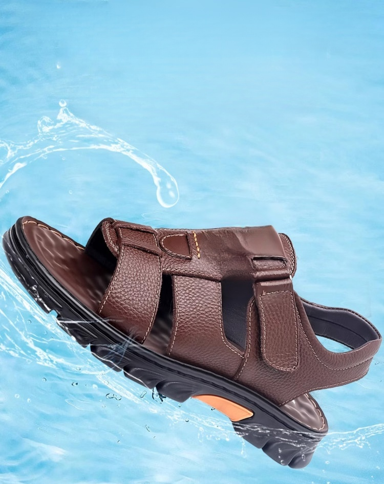 รองเท้าแตะรัดส้นผู้ชายกันลื่น