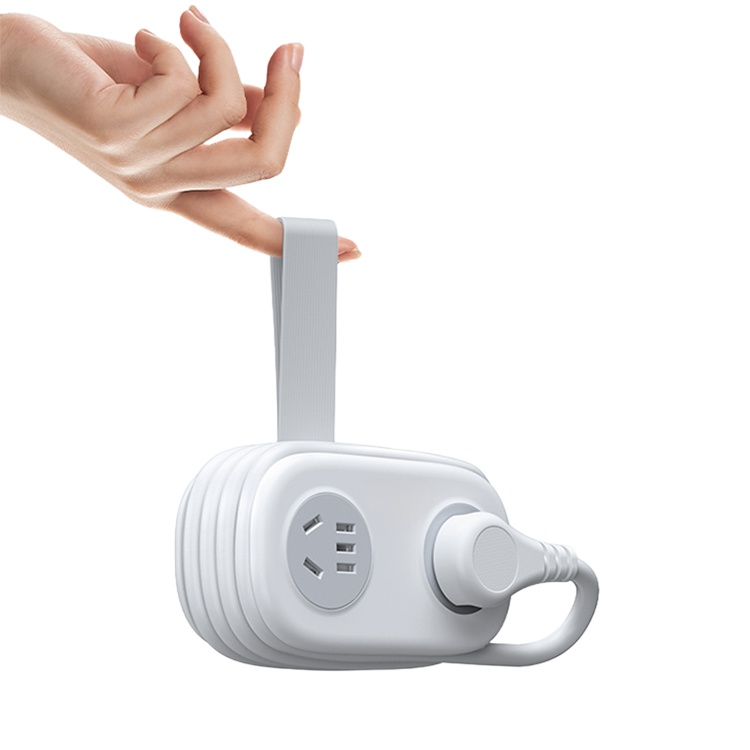 🔌 ปลั๊กไฟพกพาอเนกประสงค์ ขนาดกะทัดรัด พกพาสะดวก ใช้งานได้ทุกที่!