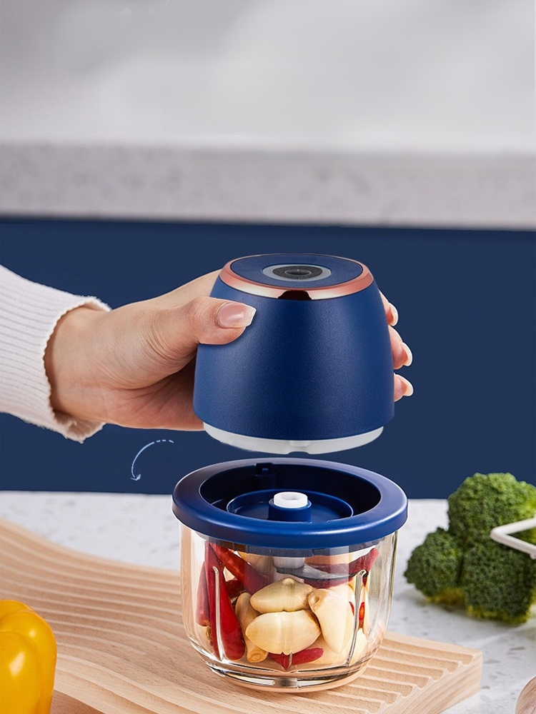 เครื่องบดกระเทียมไฟฟ้าสำหรับใช้ในบ้าน