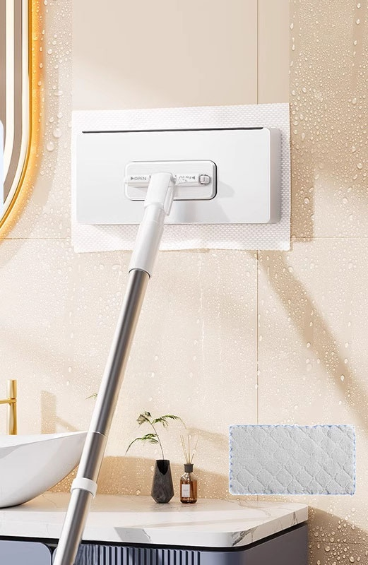 ไม้ถูพื้นหนีบผ้าเช็ดหน้าอัตโนมัติ