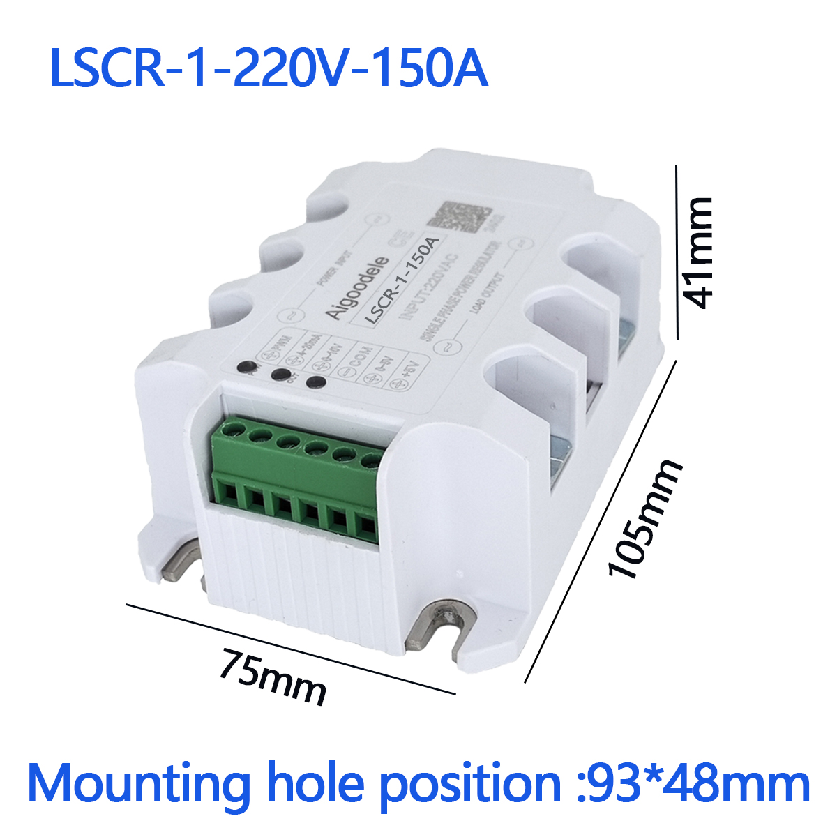 Single-Phase AC Indoor LED Driver Lscr-1 220V SCR Voltage Regulator 150A 