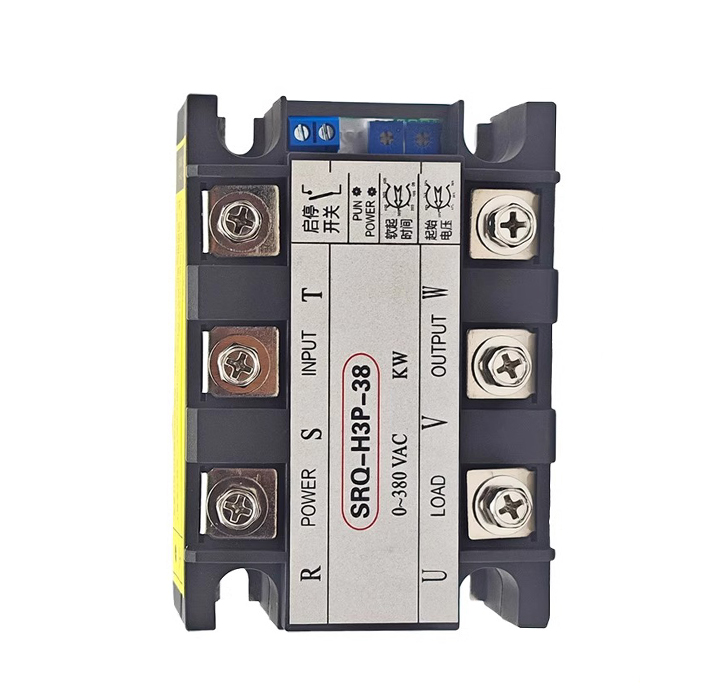 3 Phase Motor Soft Starter Online Slow Start Module Solid State Relay Decompression And Step-Down Controller 380V 10KW 