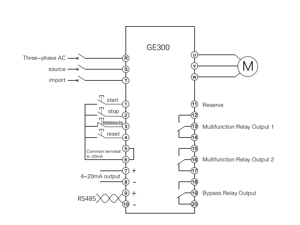 Multi Function 5.5kw 7.5HP 11A 380V Motor Protection Soft Starter