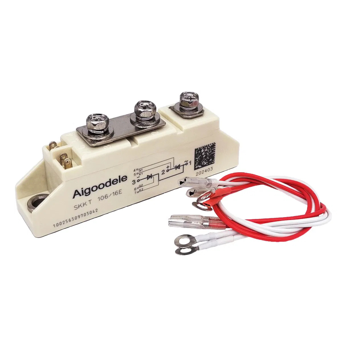 China Suppliers Diode Module Skkt106/16e Thyristor Module 