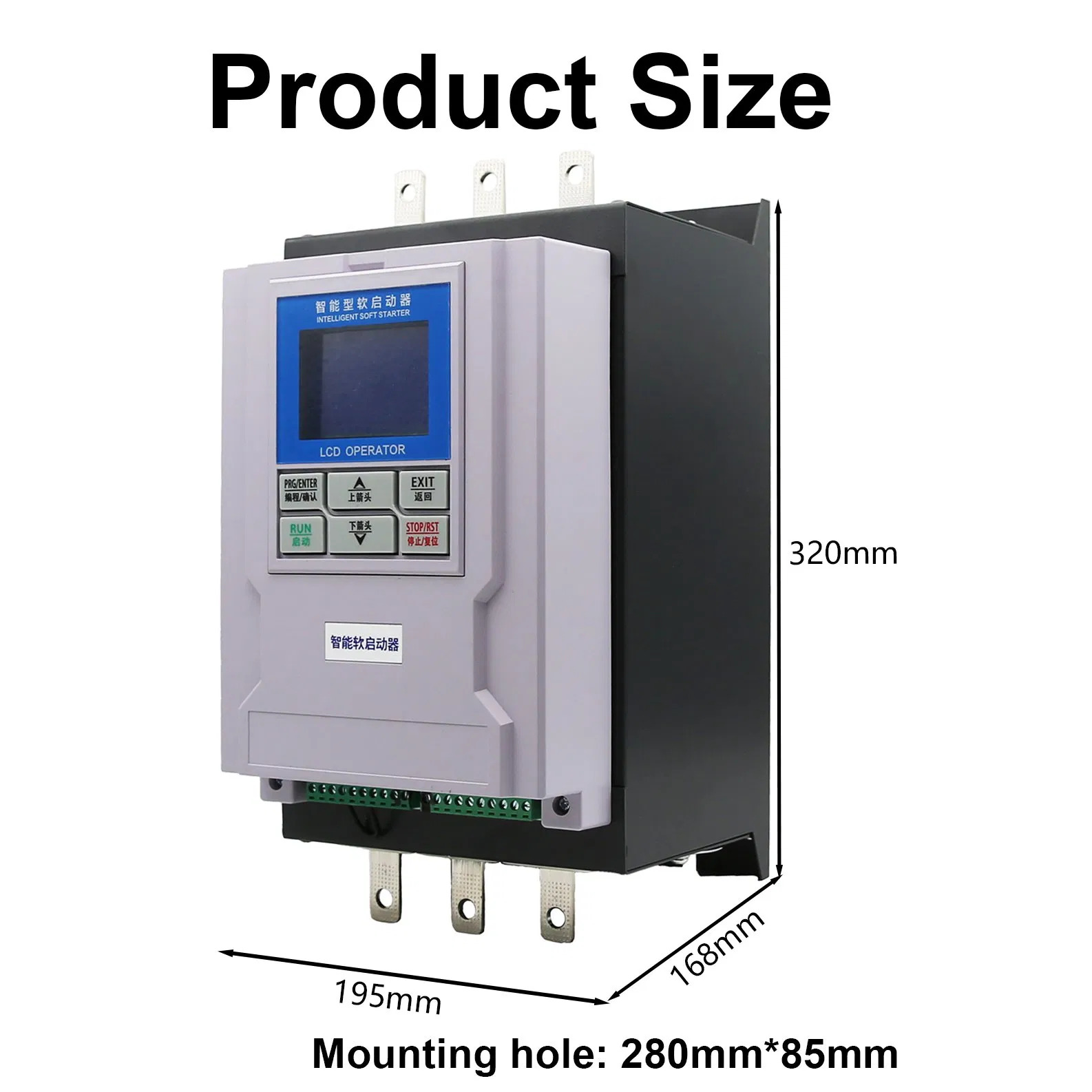 High Performance Soft Starter 55kw 75HP 110A 380V AC Drive Soft Start 