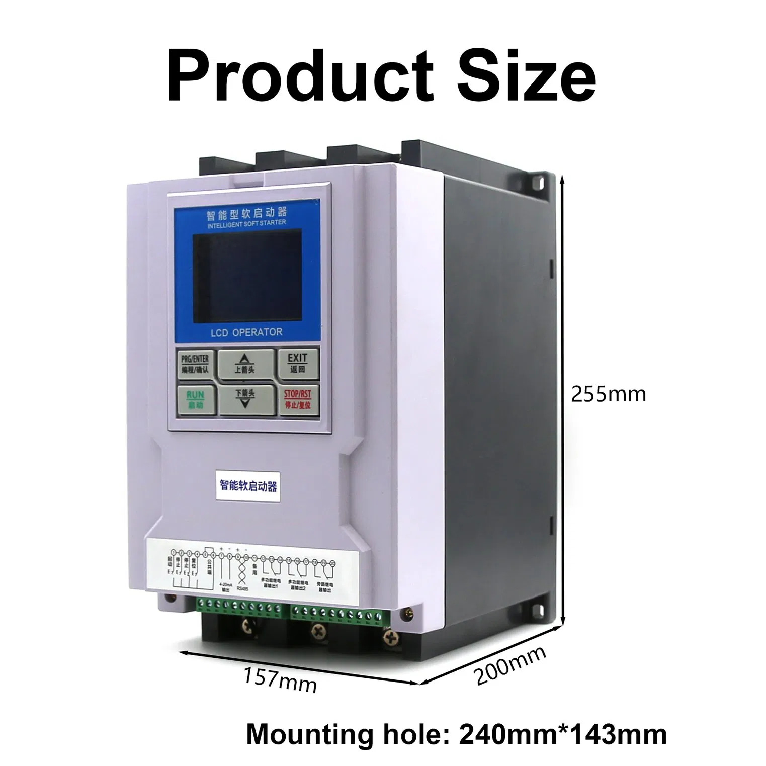 High Quality 18.5kw 25HP 37A 380V Motor Control Soft Starter 