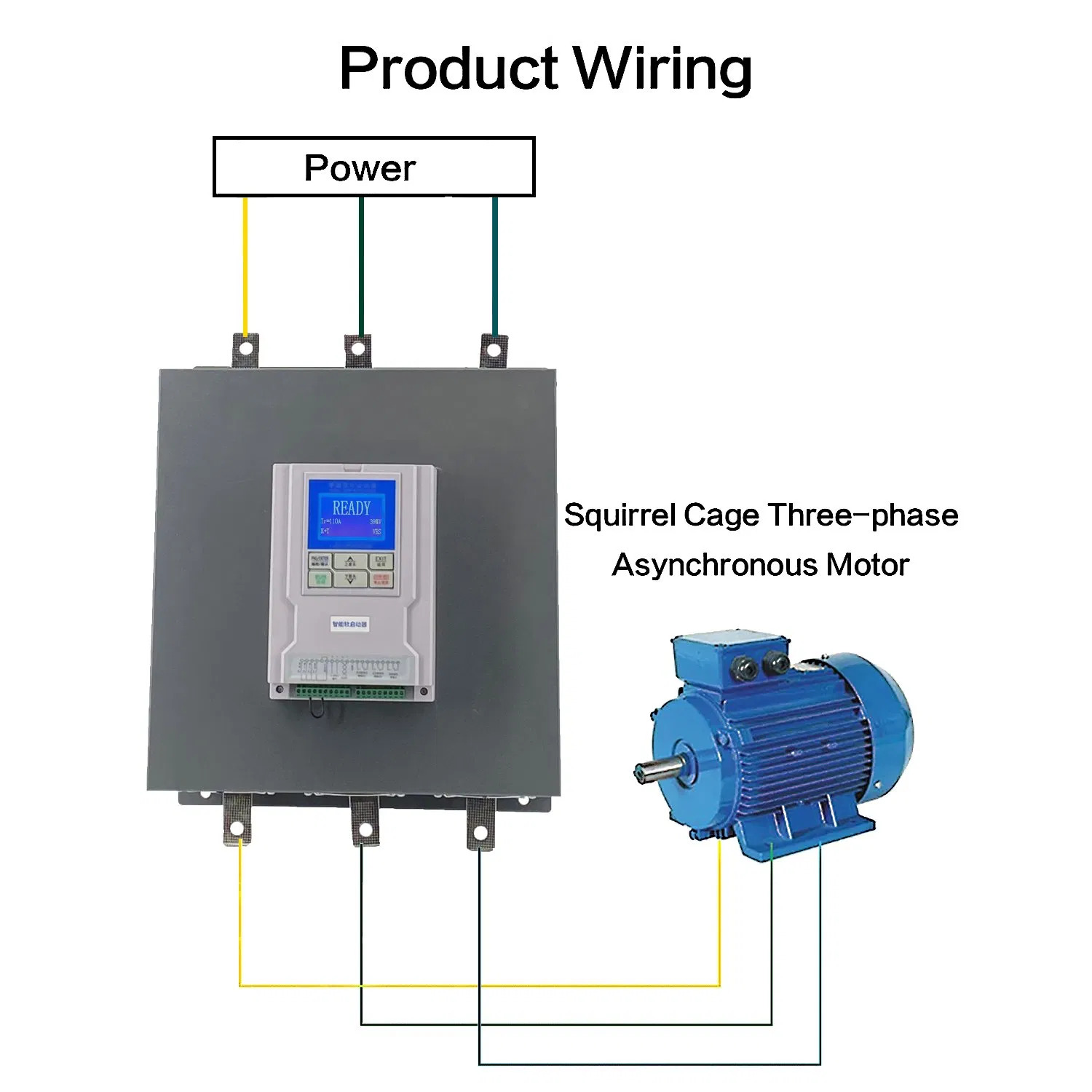 Multi-Protection 200kw 270HP 400A 380V Three Phase Soft Starter