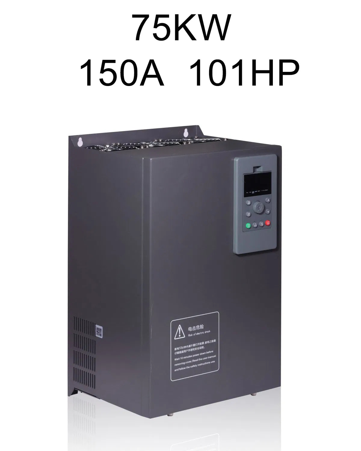 VFD Inverter 380V Three Phase Motor 75kw 150A 101HP Power Inverter 50 to 60Hz Variable Frequency Drive