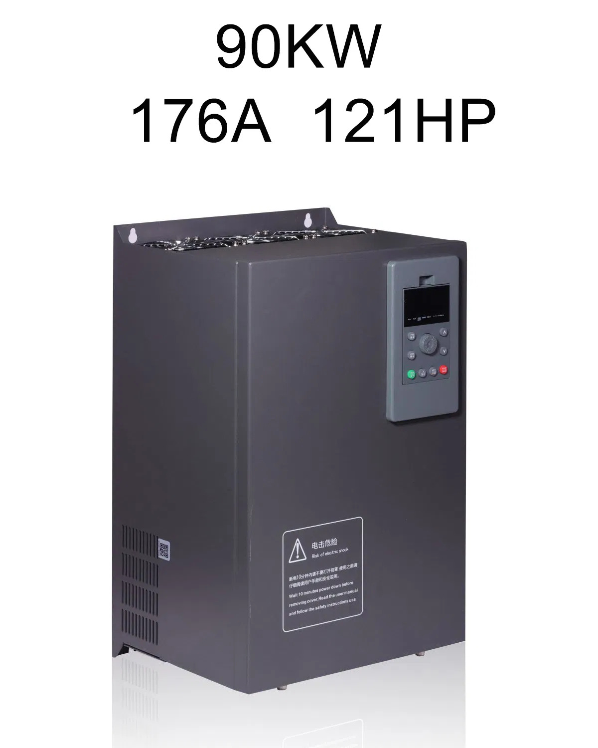 VFD Inverter 380V to 380V 3 Phase Output 90kw 176A 121HP Wholesale 50 to 60Hz VFD Inverter 