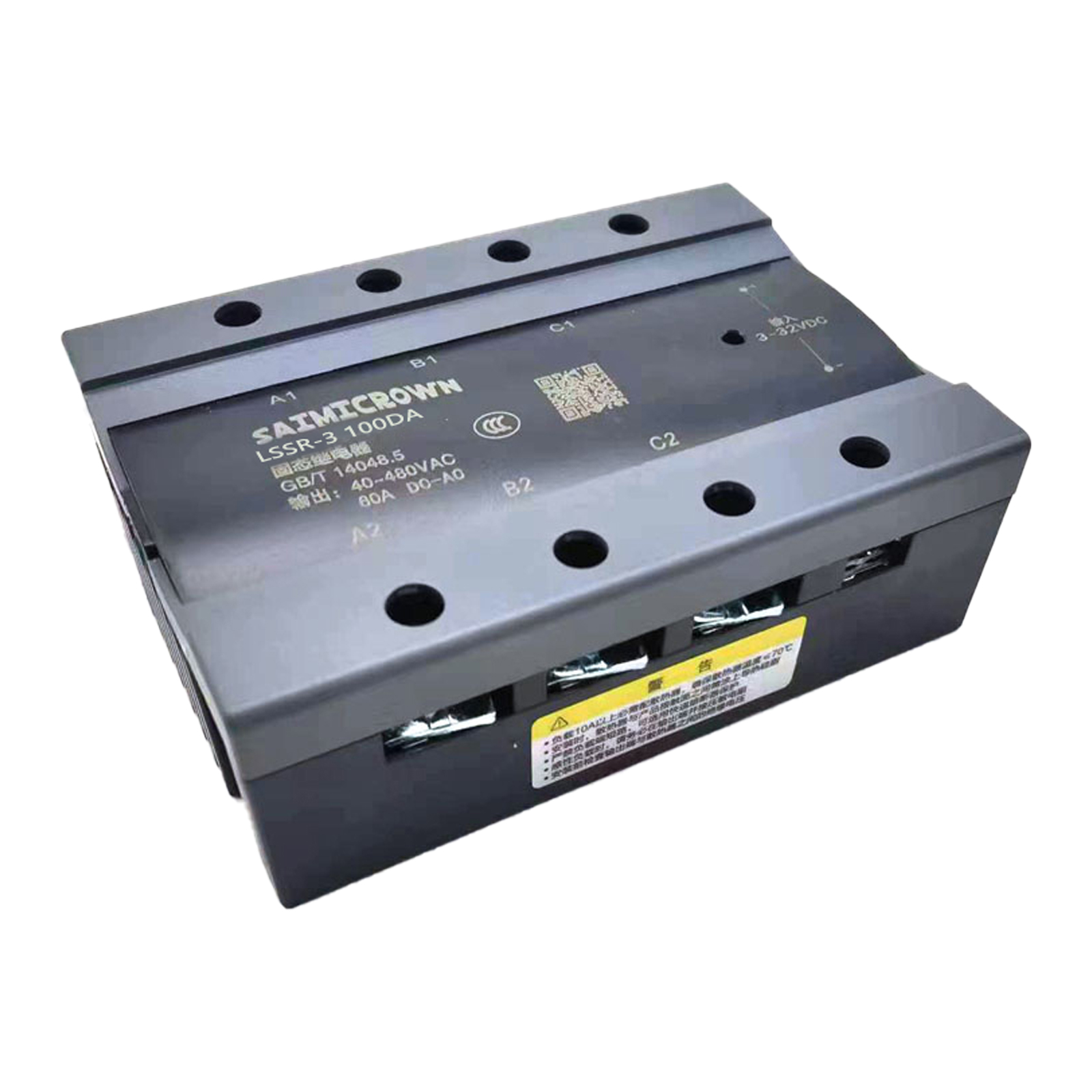 LSSR-3-100DA Three Phase DC Control AC Solid State Relay Conventional Industrial Solid State