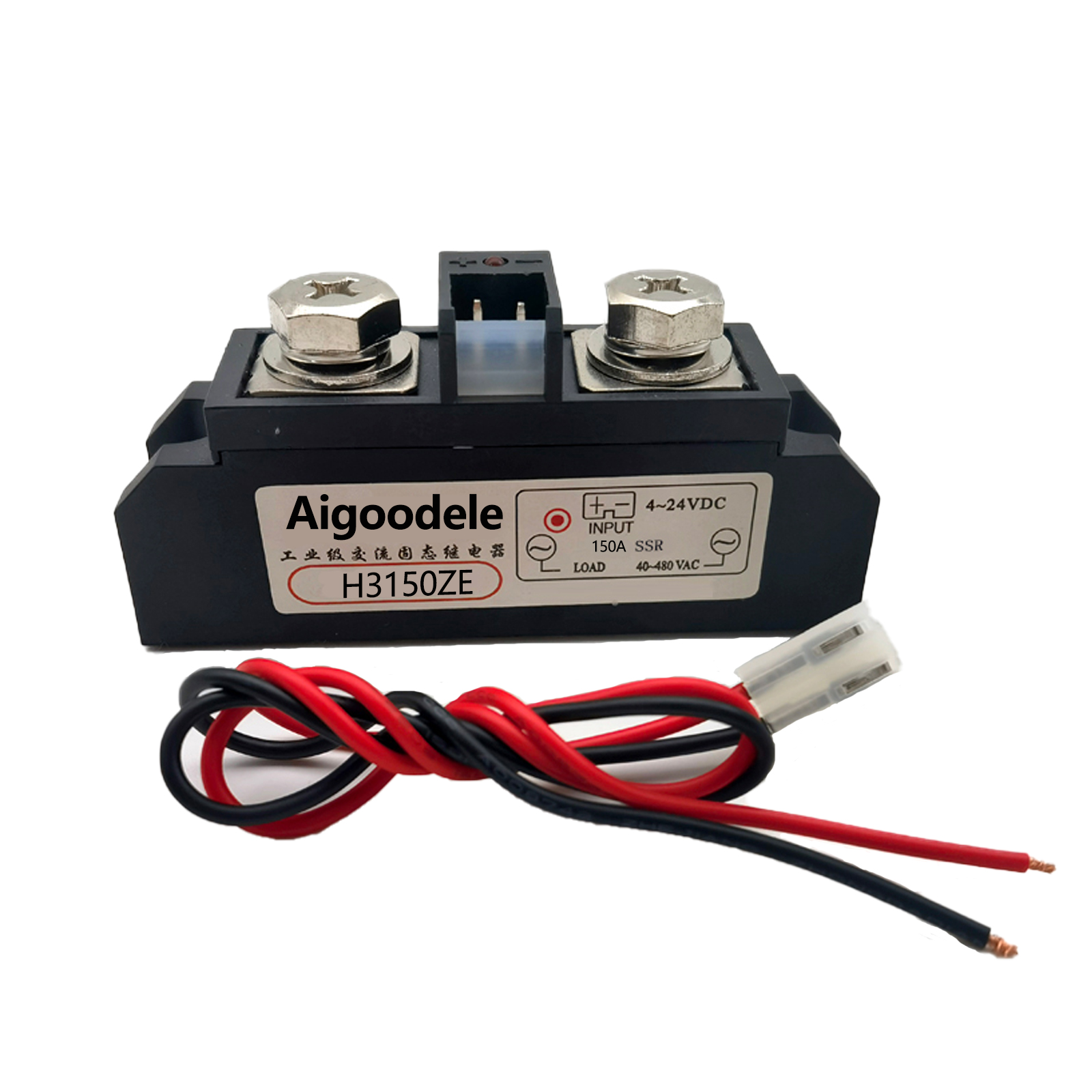 H3150ZE Shimanton Form Factor Industrial Grade Solid State Relay 150A SSR for Electric Heating