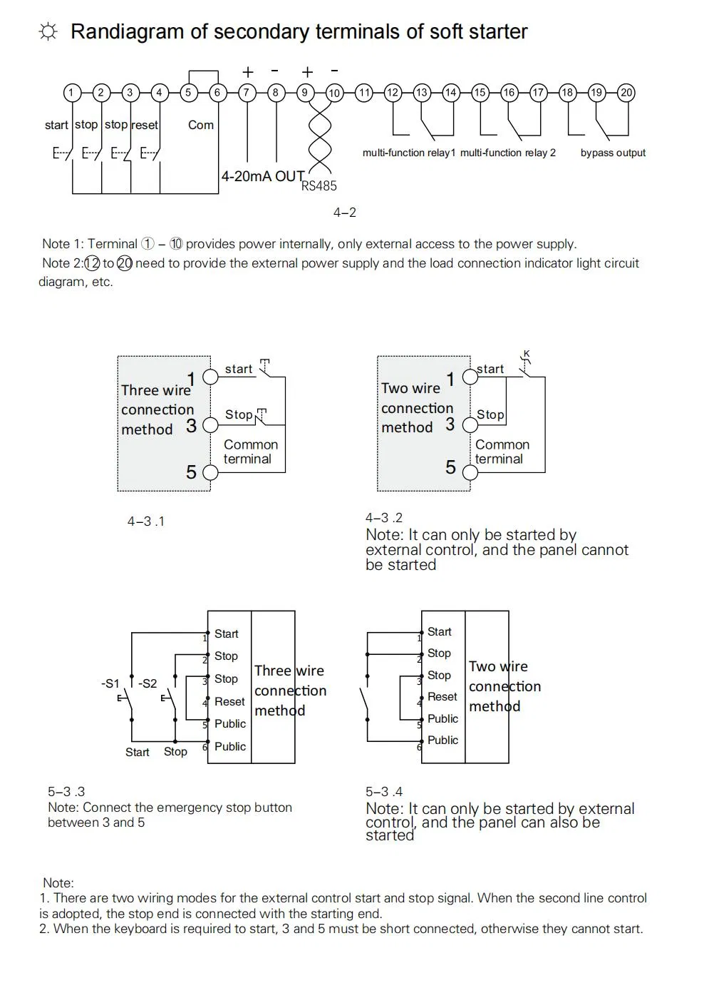 Multi Function 5.5kw 7.5HP 11A 380V Motor Protection Soft Starter