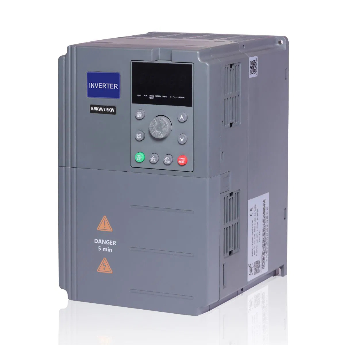 VFD Inverter 1 Phase to 3 Phase 5.5kw 7HP Variable Frequency Drive 