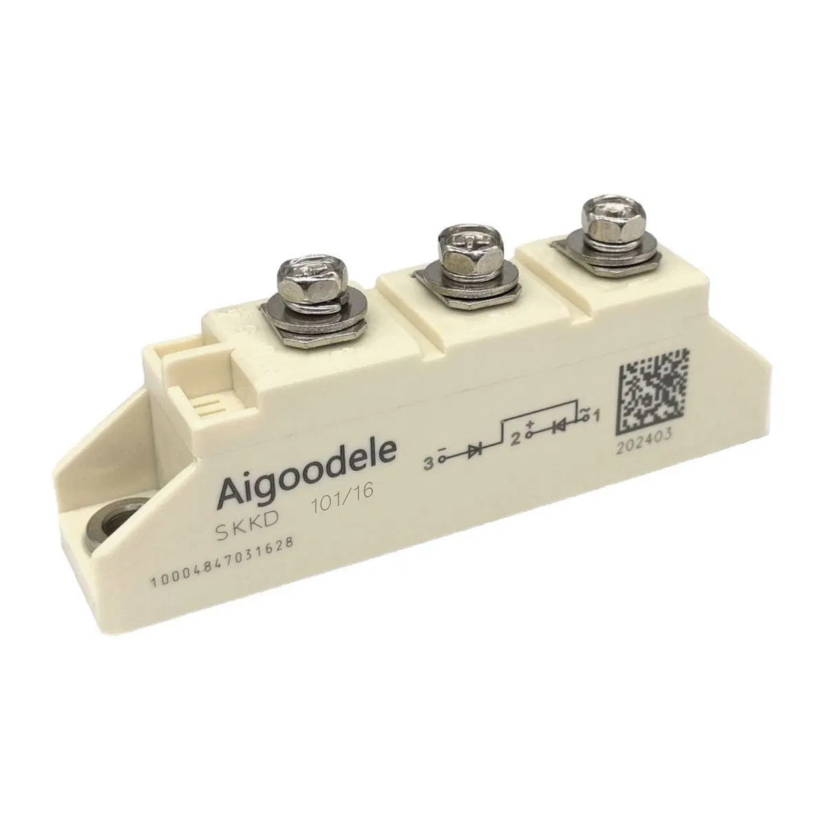 Electrical Scr Module 101A 1600V SKKD 101/16E SCR Diode Module | Compact Rectifier ...