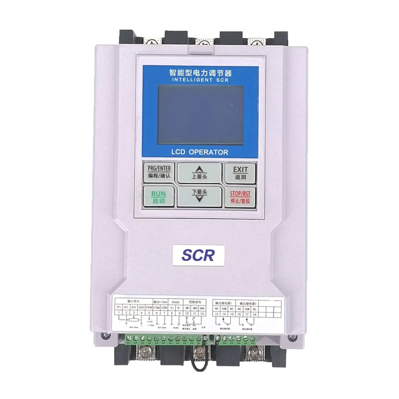 Zero-Crossing Control SCR Power Controller 70kw 380V Phase-Shift Regulator 105A 