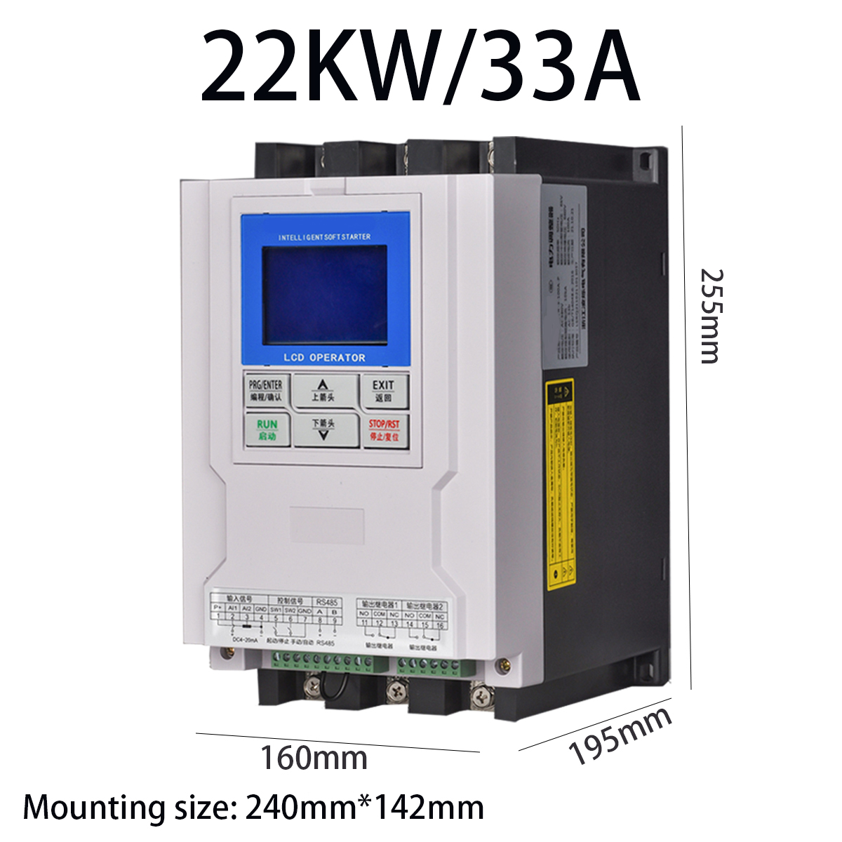 Regulator SCR Automatic 22kw 380V Thyristor SCR Power Regulator Controller 33A 
