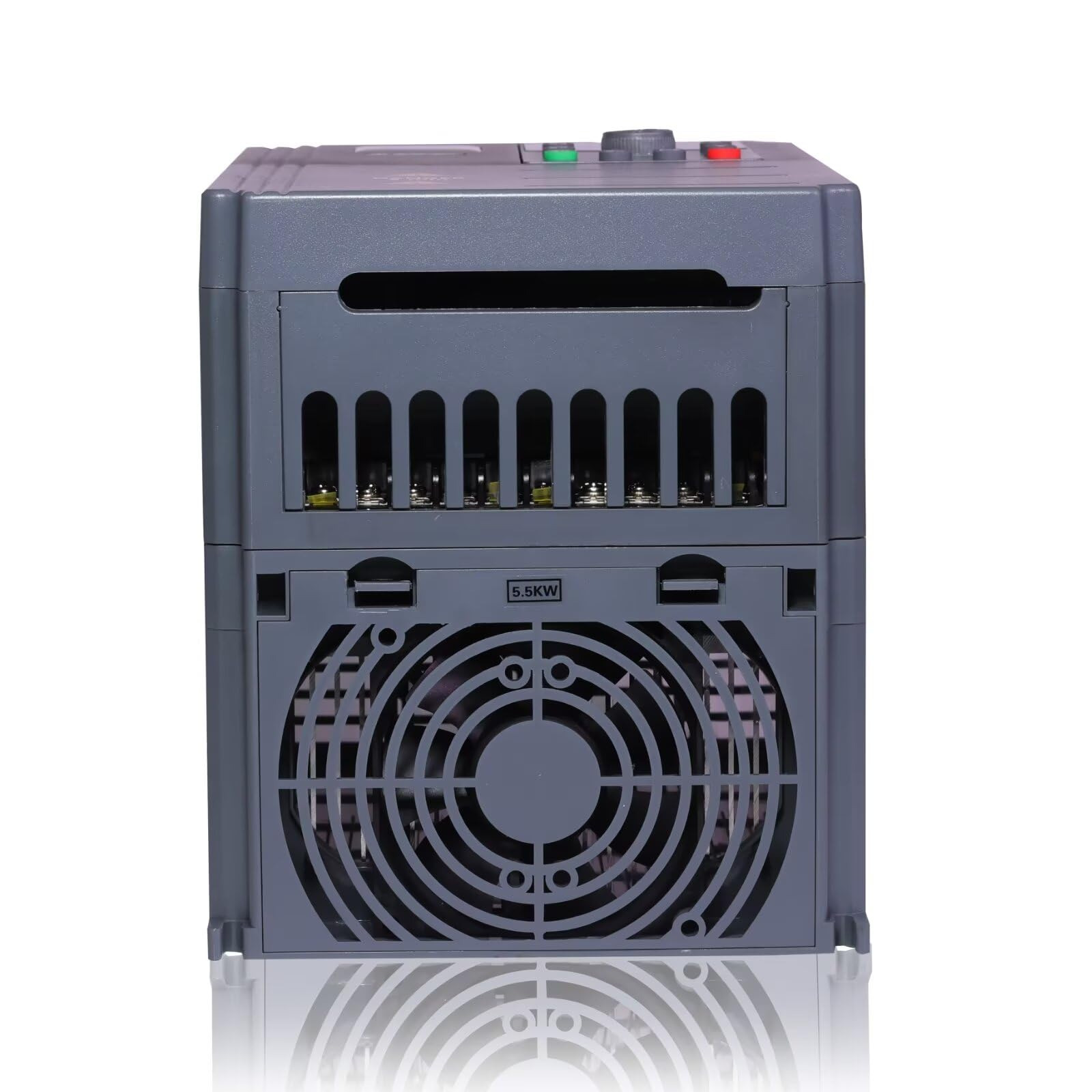 1/2HP 0.4kW Three Phase VFD, 380V Three Phase to 3 Phase VFD1.5A Variable Frequency Drive Inverter for 3-Phase AC Motor Speed Controls 