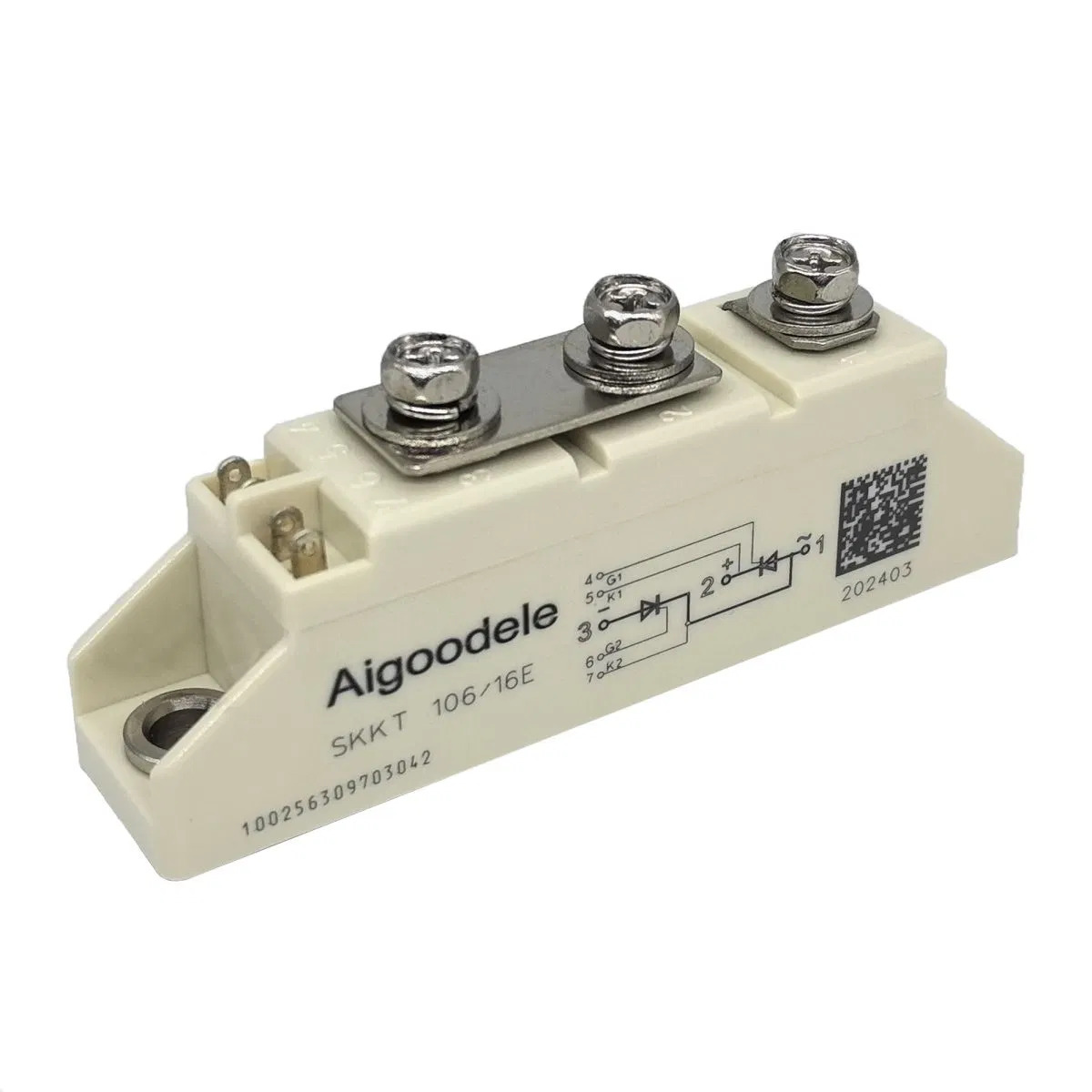 China Suppliers Diode Module Skkt106/16e Thyristor Module 