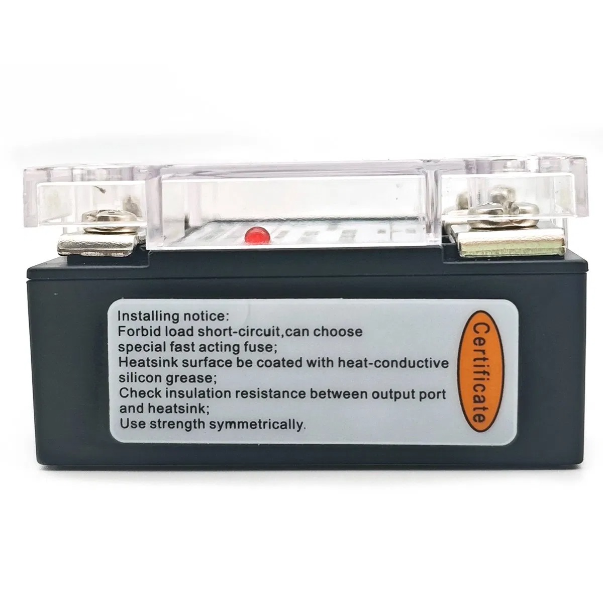 DA SSR JGX D4810 3-32VDC Input 24-480VAC 0 Output DC to AC Single Phase Solid State Relay 10A