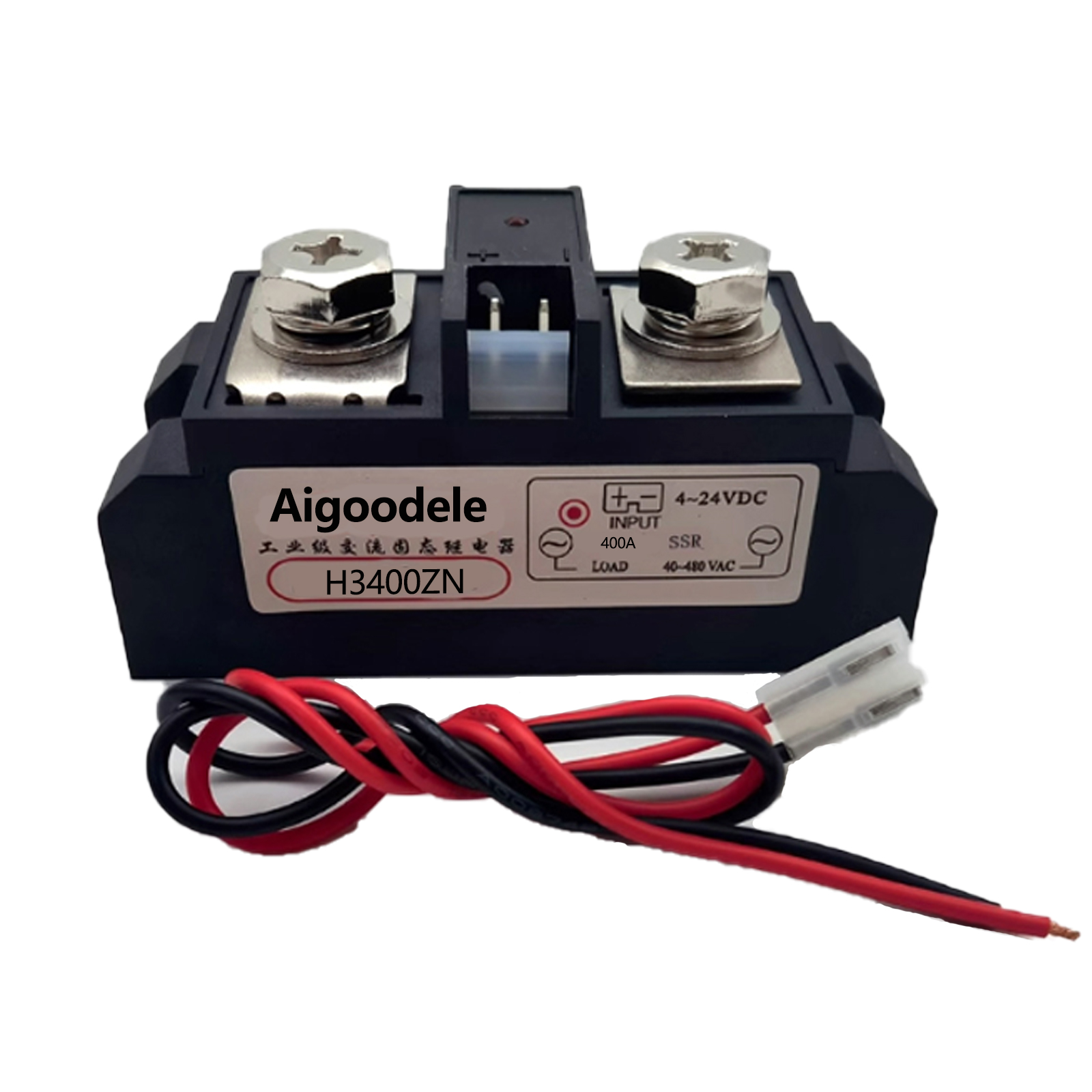 400A SCR Industrial Grade Solid State Relay H3400ZN DC Control AC Furnace Heating Tempered Glass Special Module