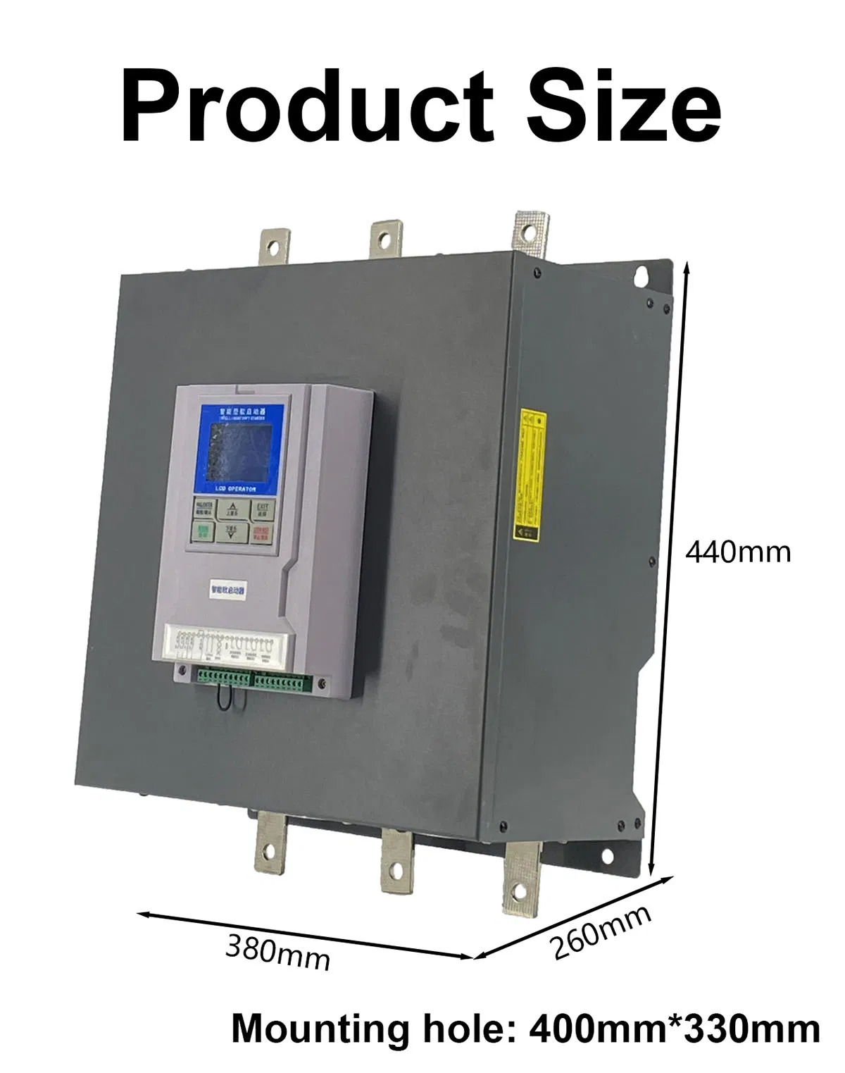 Electrical Equipment 160kw 215HP 320A 380V AC Motor Soft Starter 