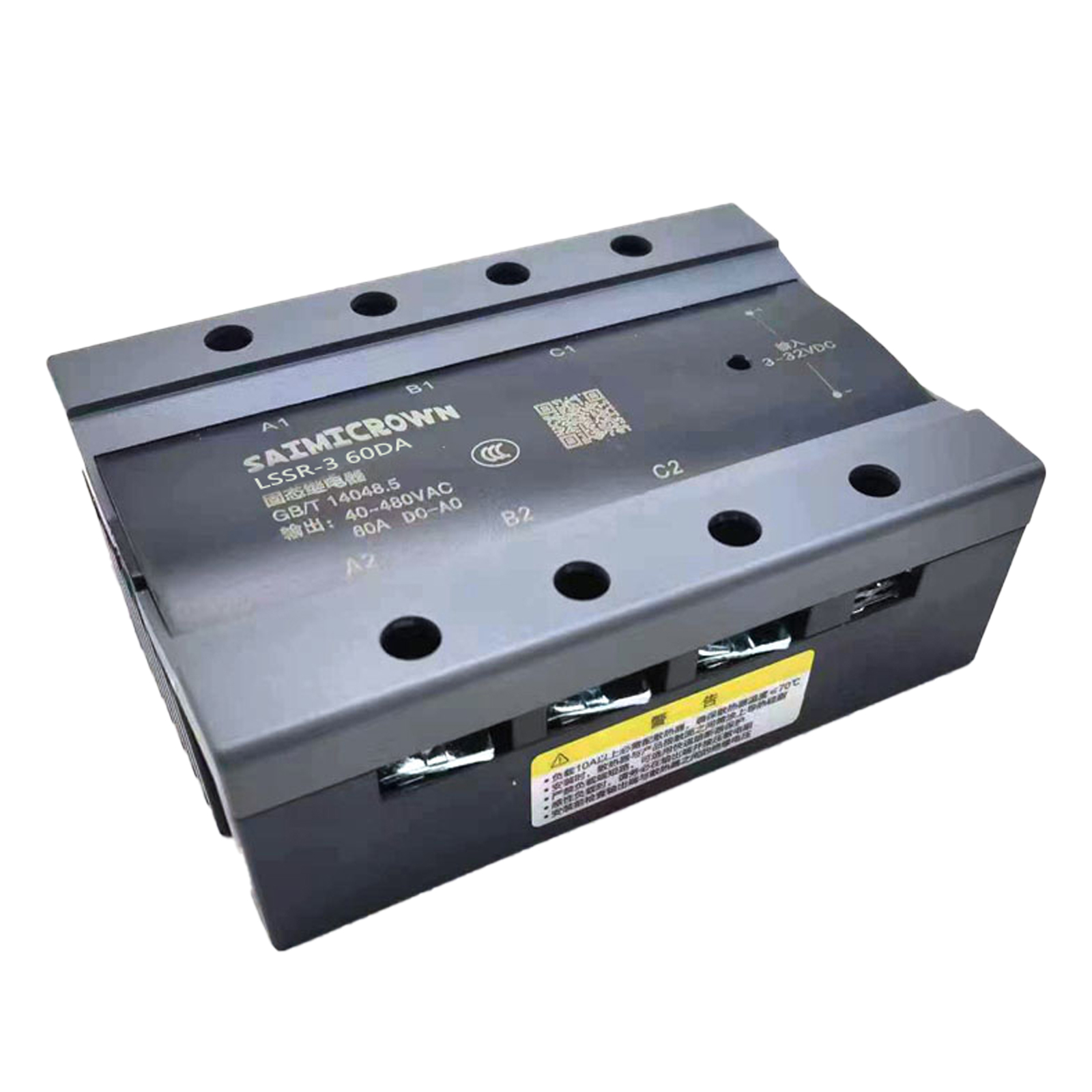 LSSR-3-60DA Three-phase DC to AC Solid State Relay Industrial Grade Solid State Anti-Interference